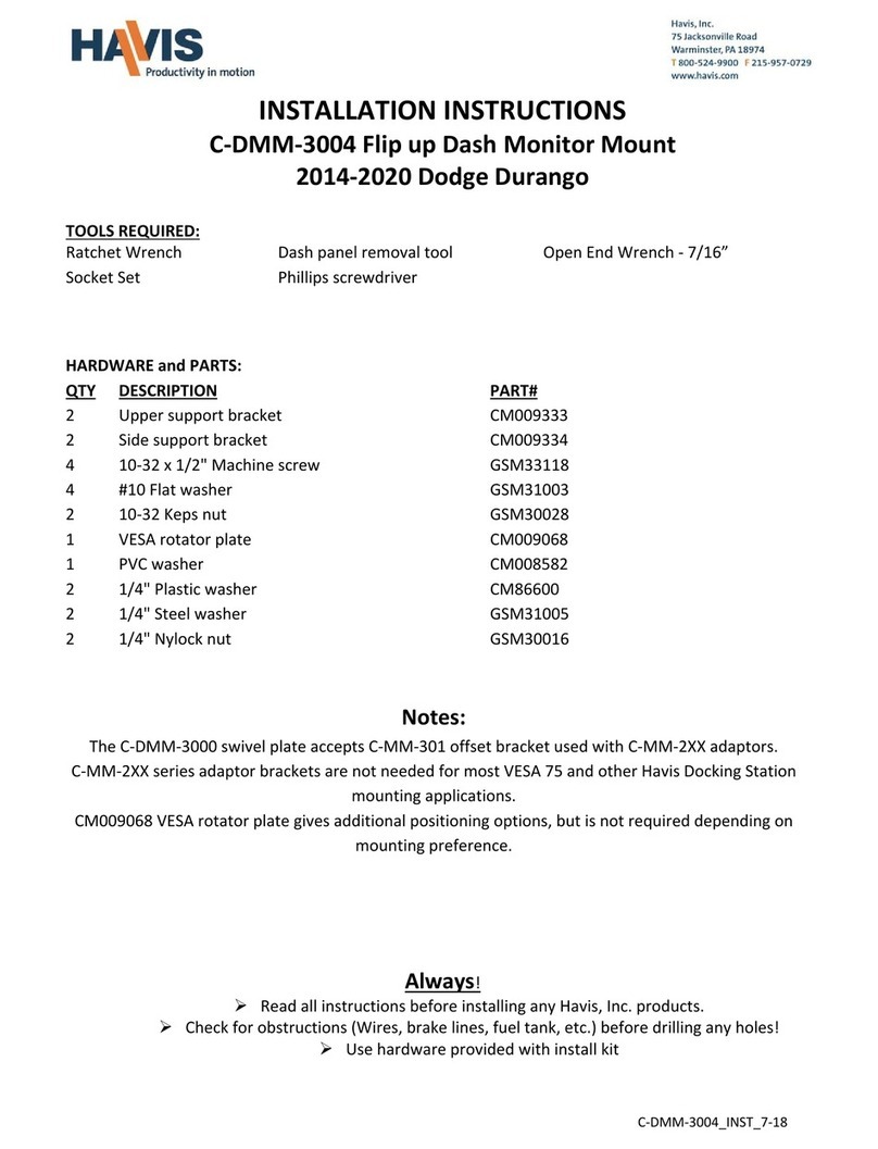 Havis C-DMM-3004 User manual
