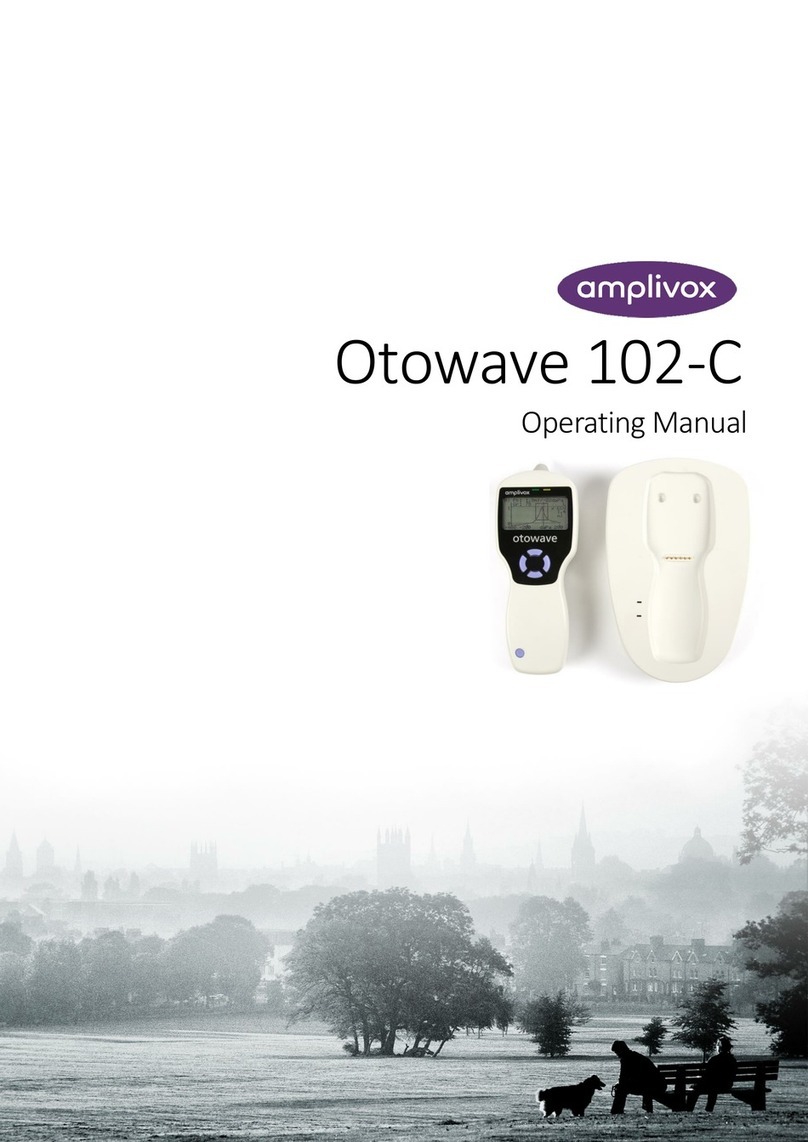 AmpliVox Otowave 102-C operating manual