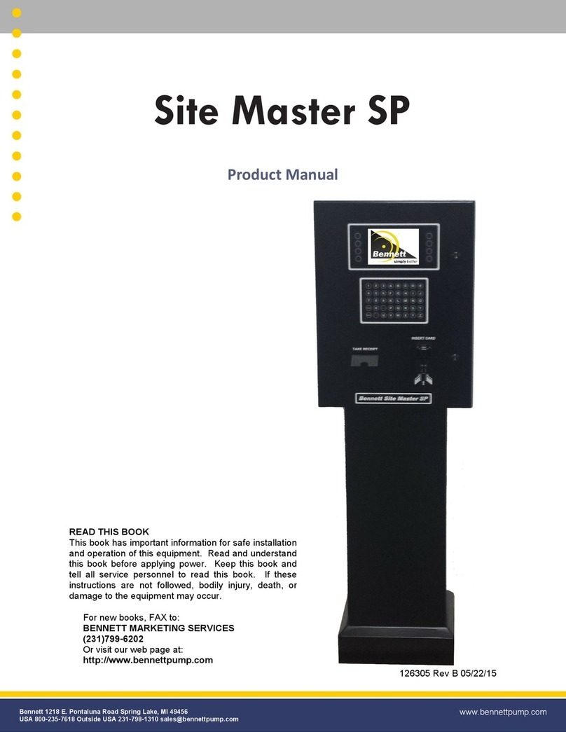 Bennett Site Master SP product manual