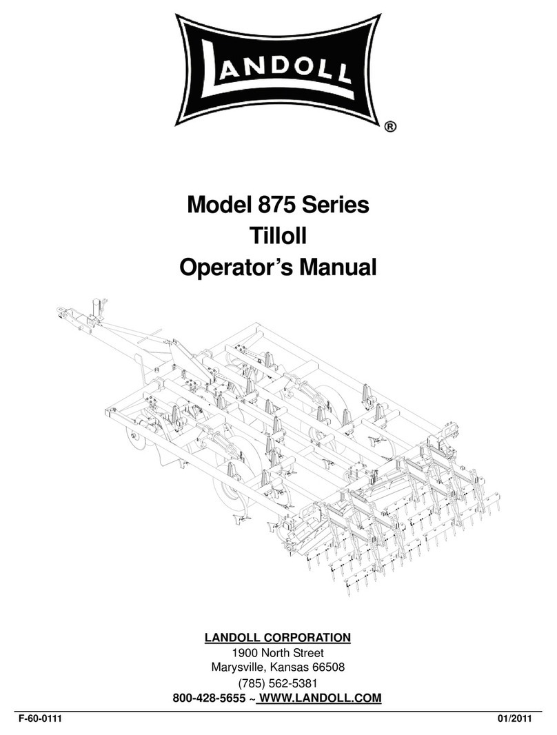 Landoll Tilloll 875 Series Operator's manual