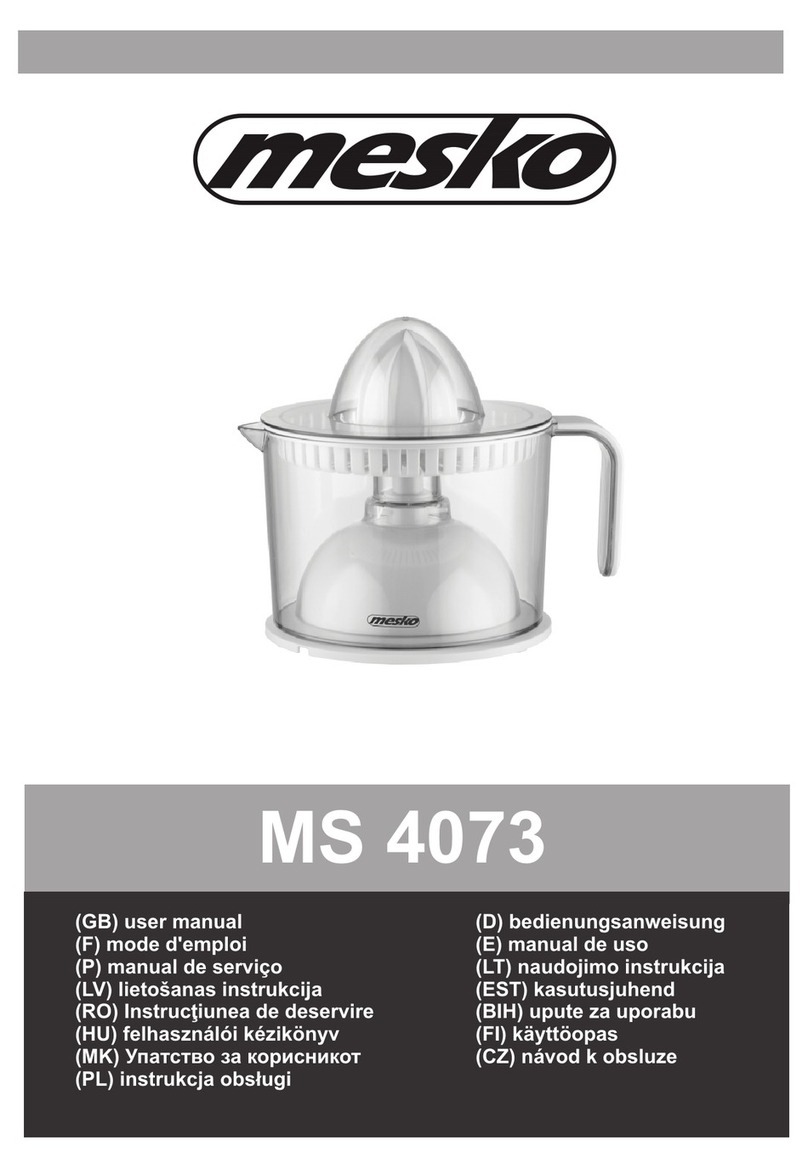 Mesko MS 4073 User manual