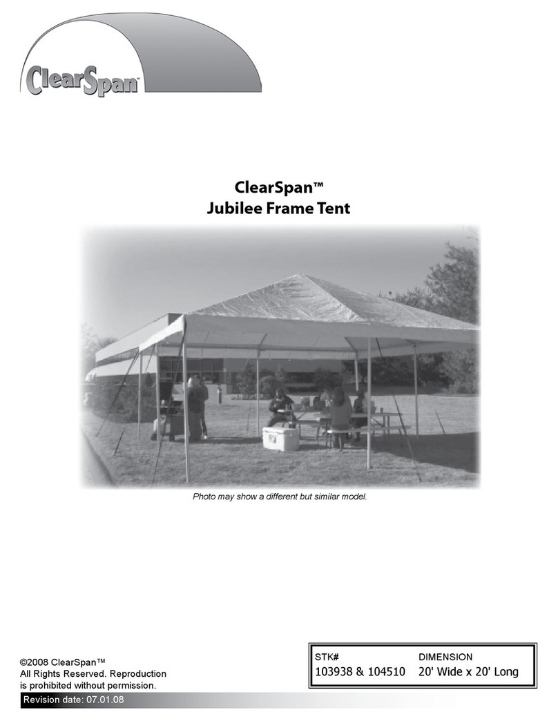 ClearSpan Jubilee instruction manual
