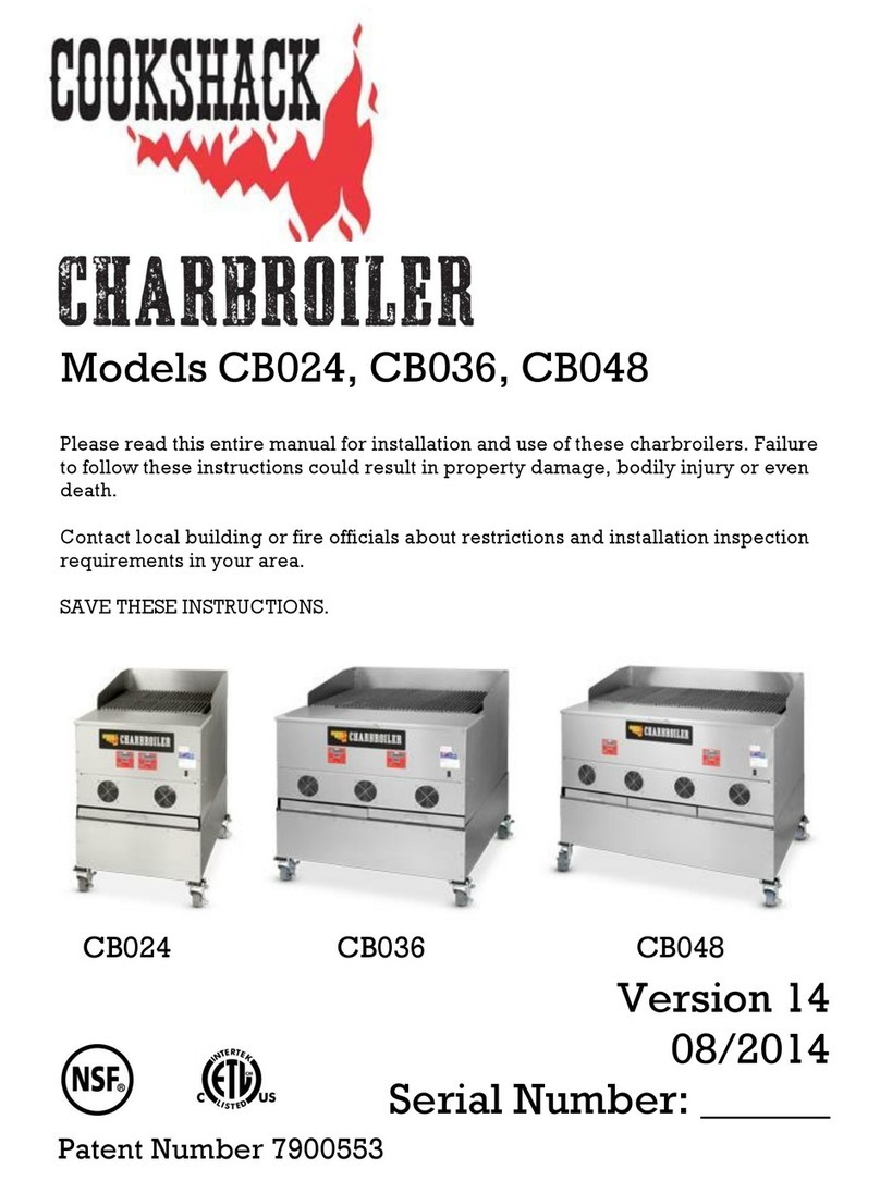 Cookshack CB024 Operator's manual