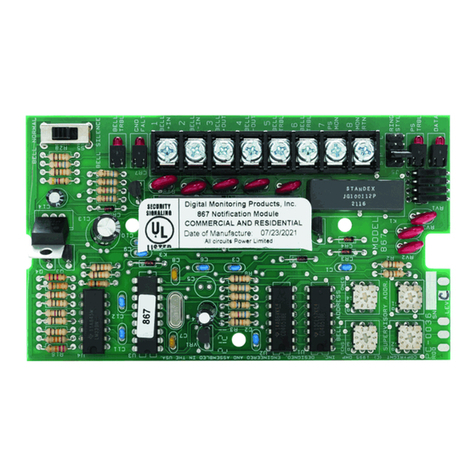 DMP Electronics 867 W LX-BUS User manual