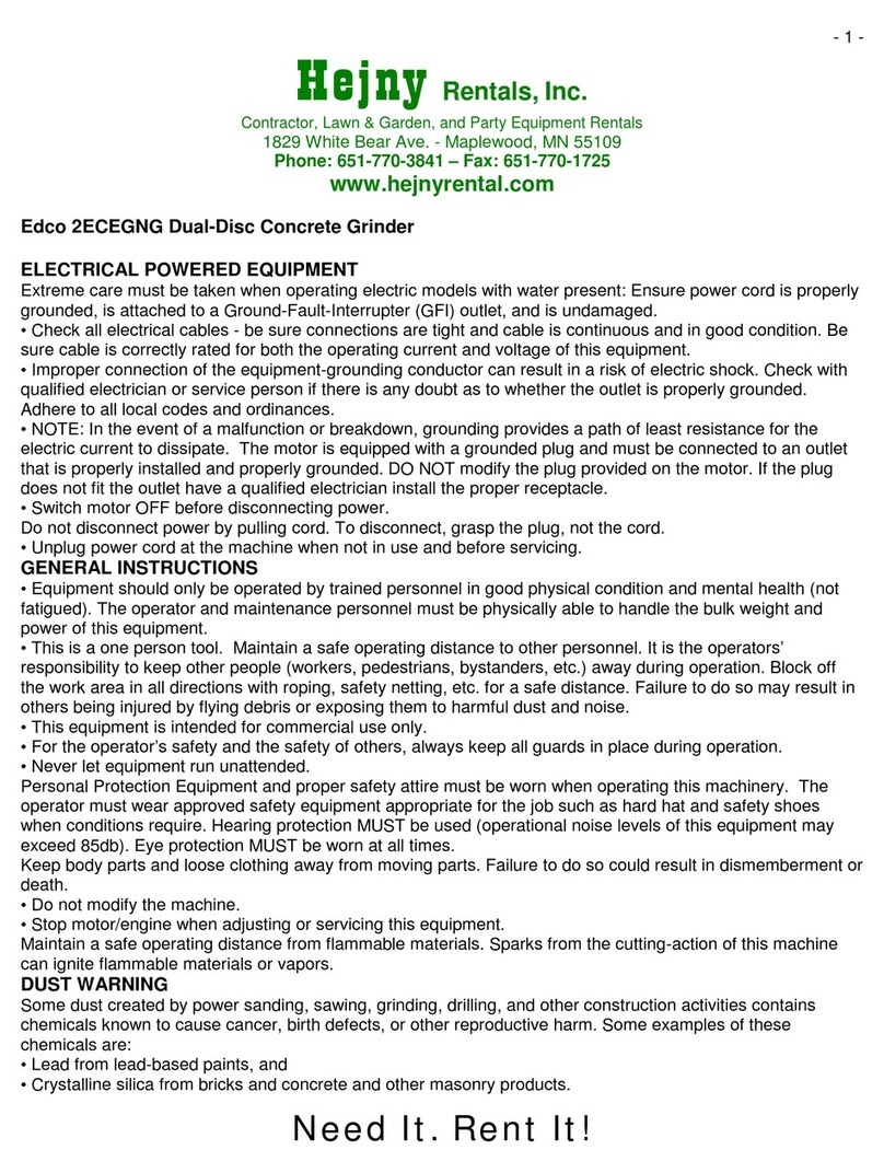 Edco 2ECEGNG User manual