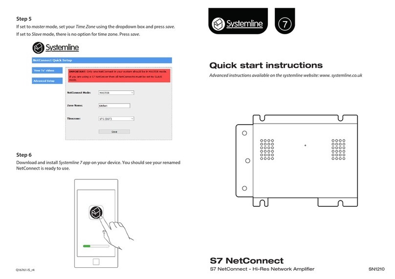 Systemline SN1210 Programming manual
