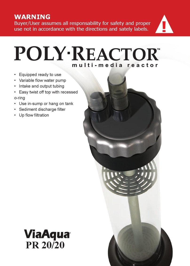Commodity Axis Poly-Reactor ViaAqua PR 20/20 Installation and operation manual