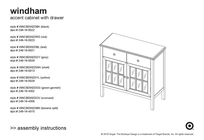 Target Windham WNCBDW2DBK Assembly instructions Target Windham WNCBDW2DBK Assembly instructions