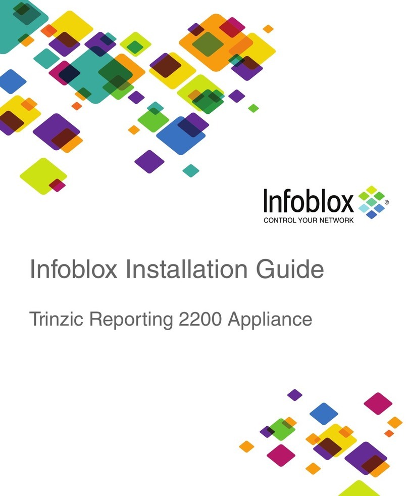 Infoblox Trinzic Reporting 2200 installation guide