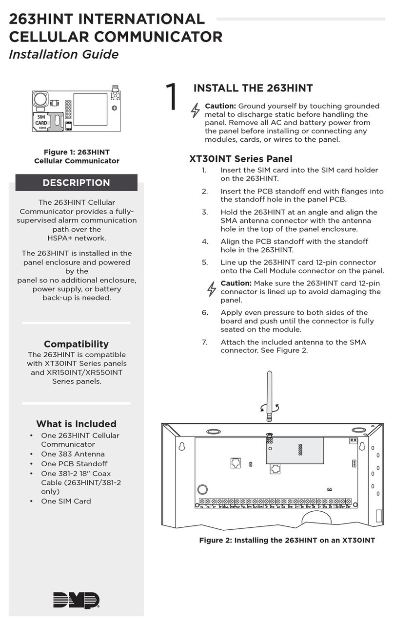 DMP Electronics 263HINT User manual