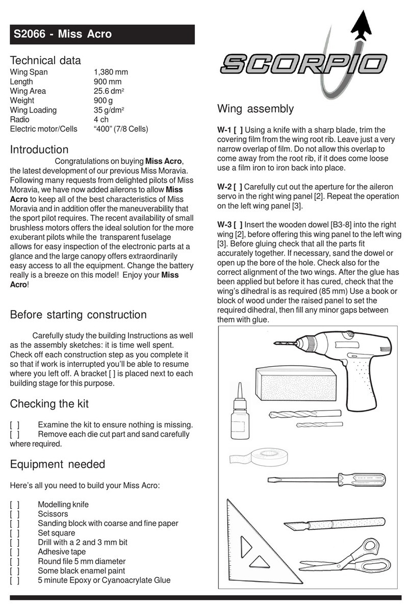 Scorpio Miss Acro S2066 User manual