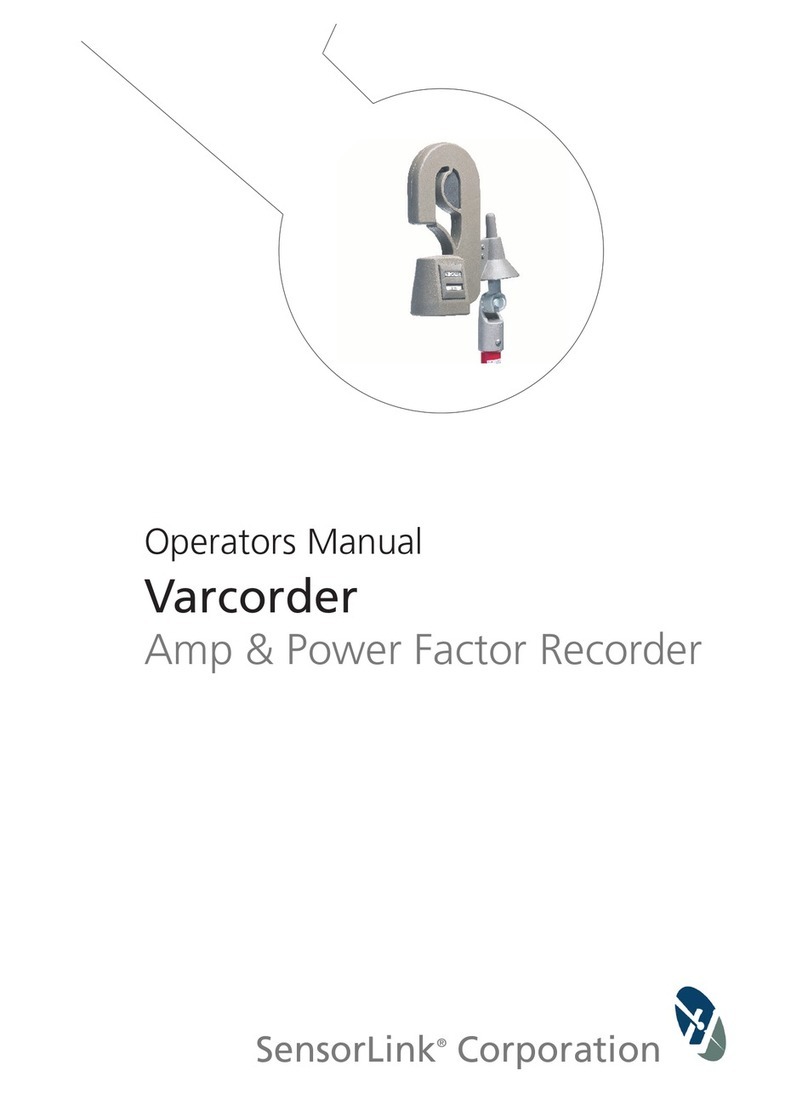 SensorLink Varcorder 910 Series User manual
