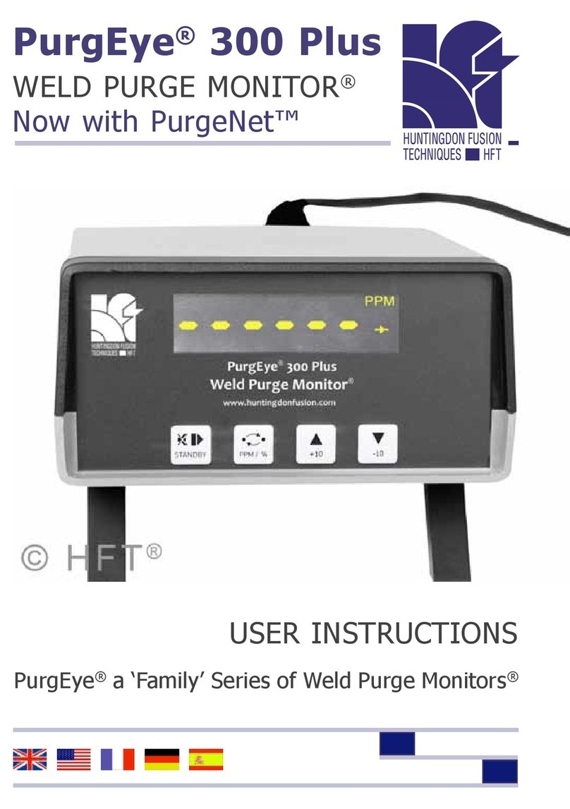 Huntingdon Fusion Techniques PurgEye 300 Plus User instructions