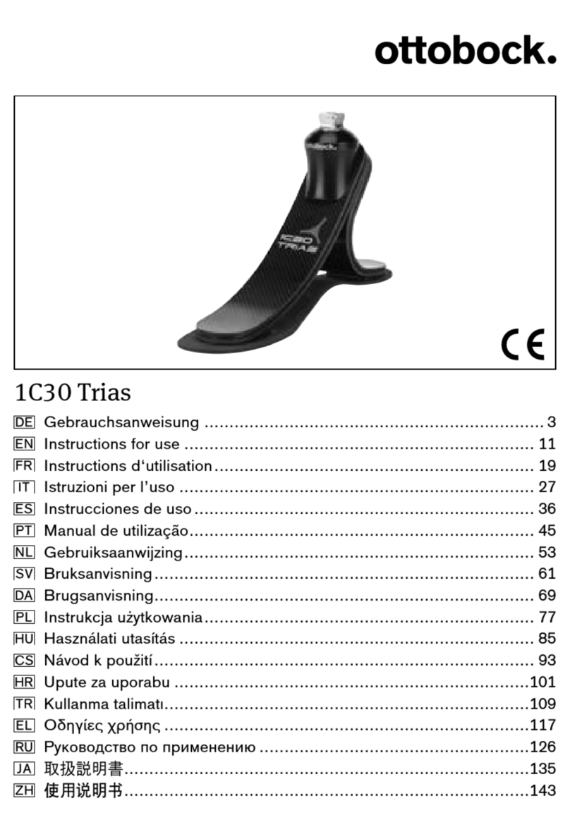 Otto Bock 1C30 Trias Instructions for use