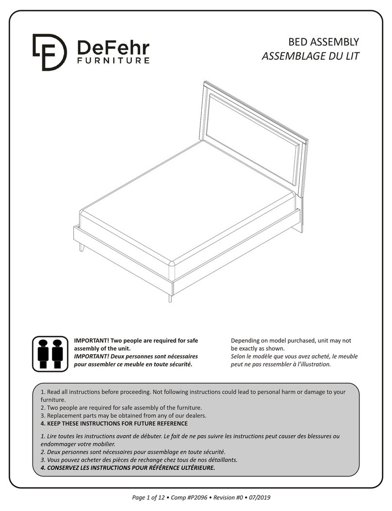 DeFehr Jasper bed Assembly