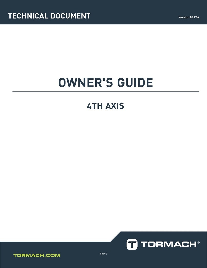 Tormach 4th Axis owner's guide