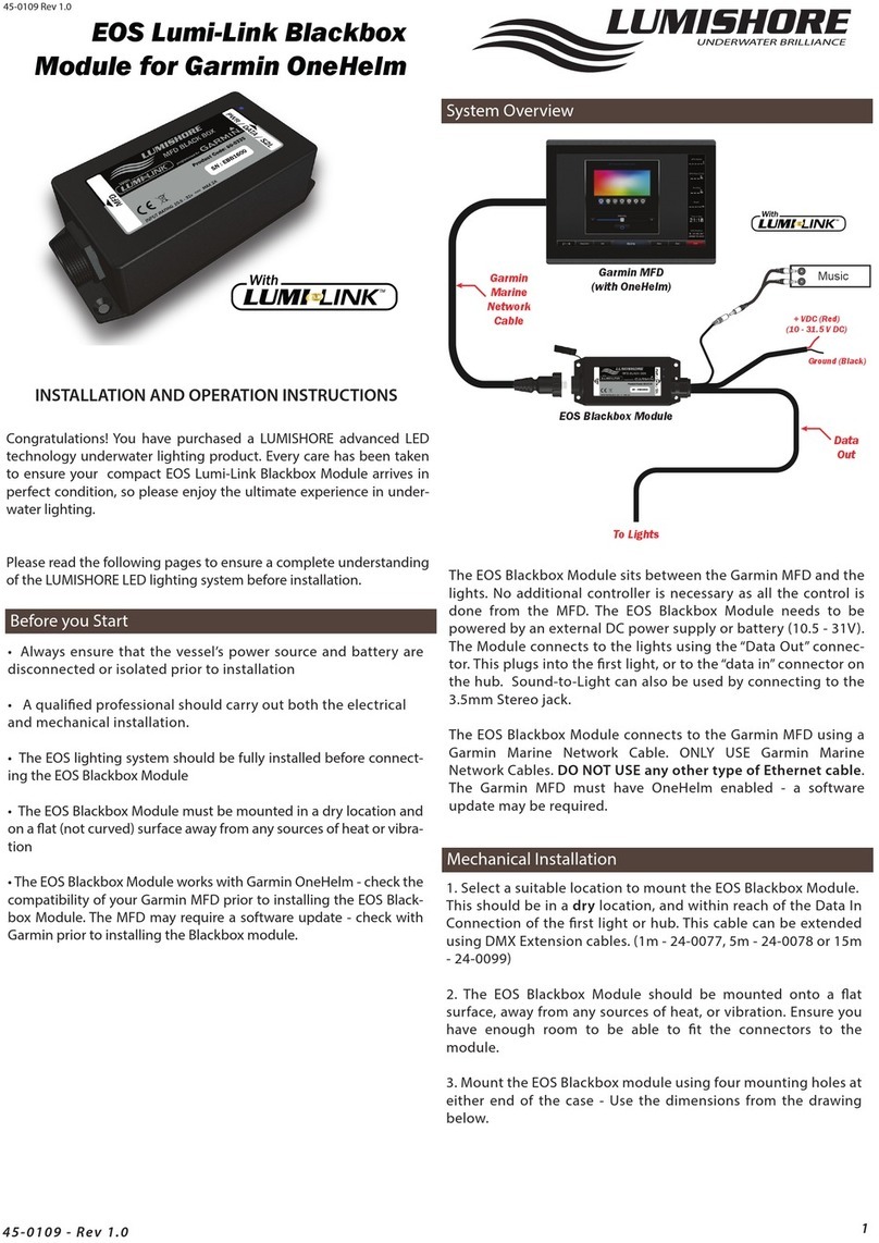lumishore EOS Lumi-Link Blackbox User manual
