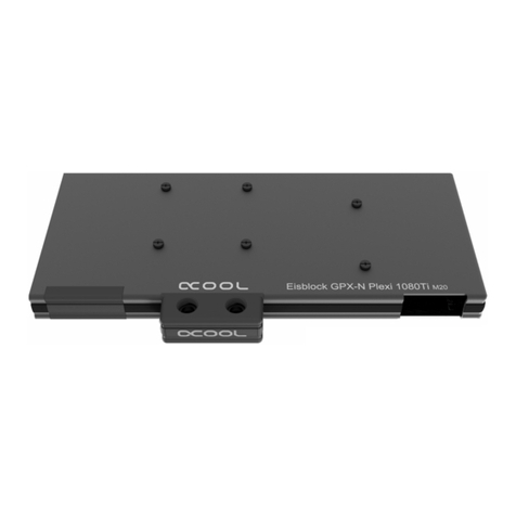 Alphacool EISBLOCK GPX N 1080 Ti M20 manual Alphacool EISBLOCK GPX N 1080 Ti M20 manual