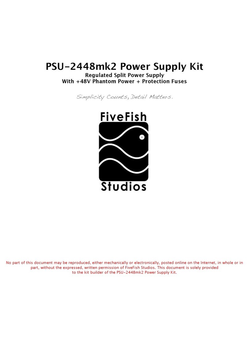 FiveFish Studios PSU-2448mk2 Assembly guide
