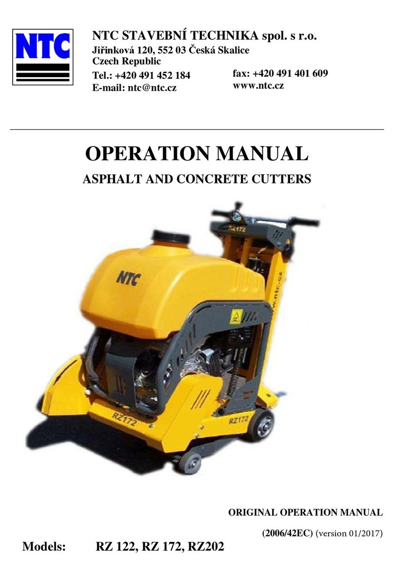 NTC RZ 122 Operation manual