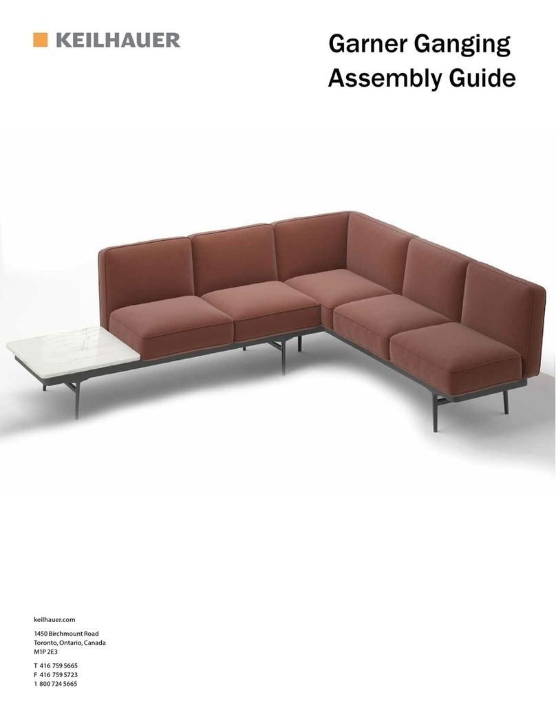 keilhauer Garner Ganging User manual