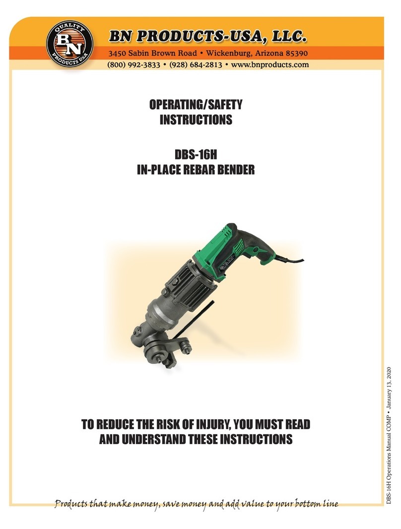 BN Products DBS-16H Operating/safety instructions