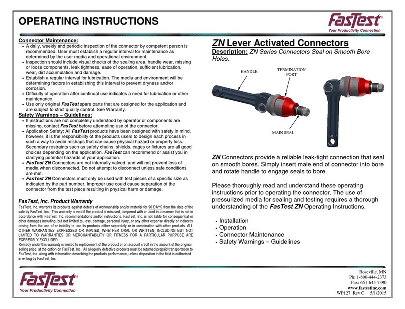 FasTest ZN Series User manual