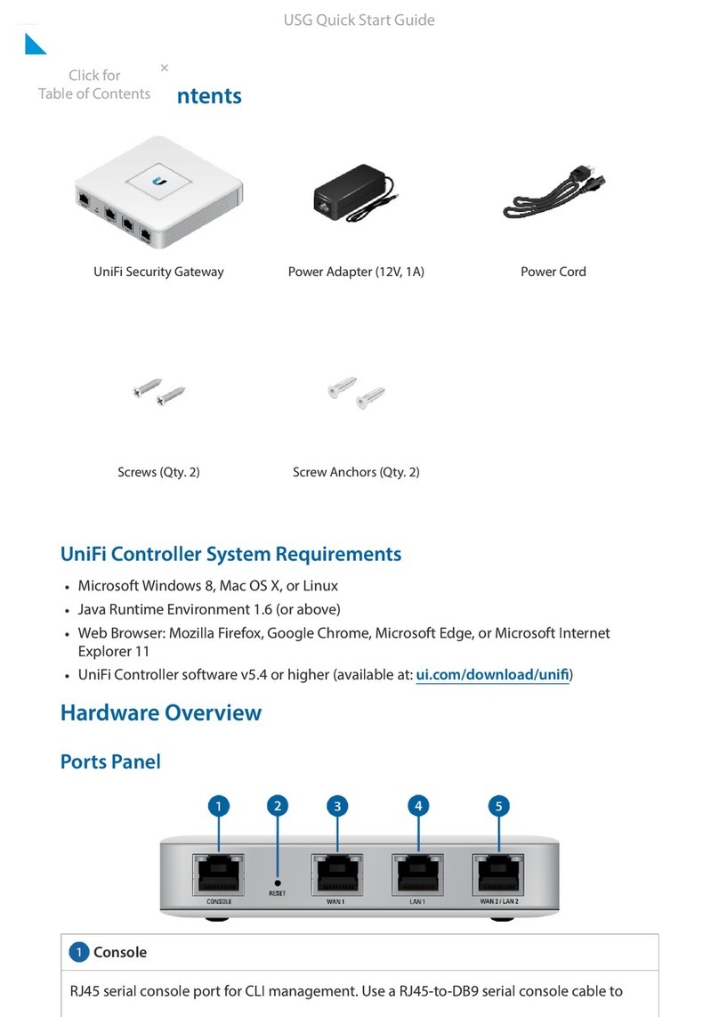 Ubiquiti UniFi USG User manual