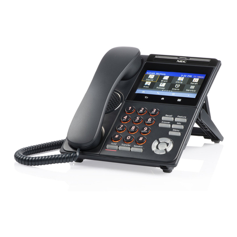 NEC DT930 Series User manual NEC DT930 Series User manual