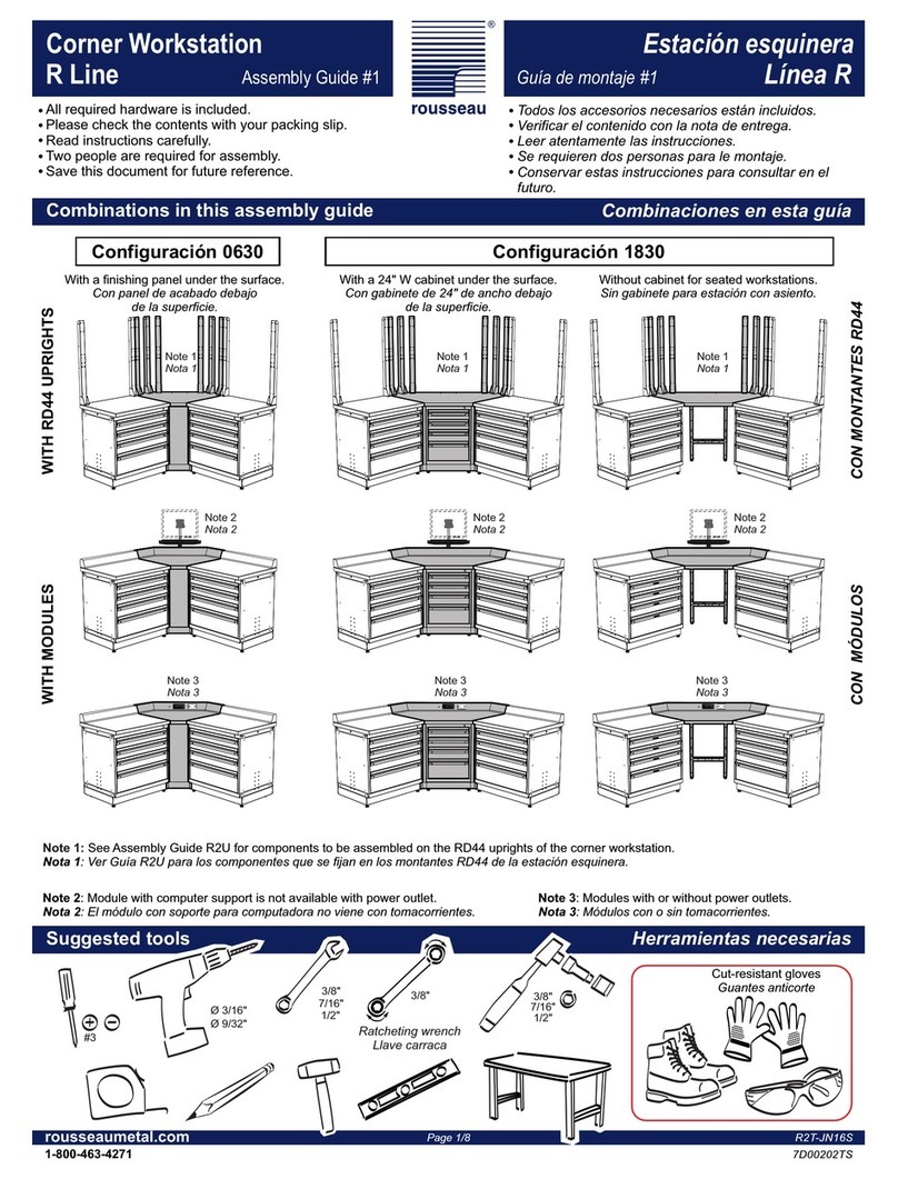 Rousseau R Series Assembly guide