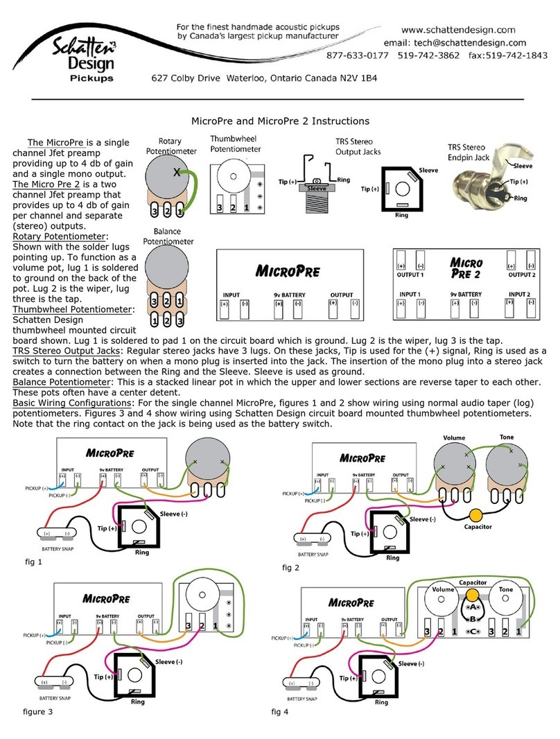 Schatten Design MicroPre instructions
