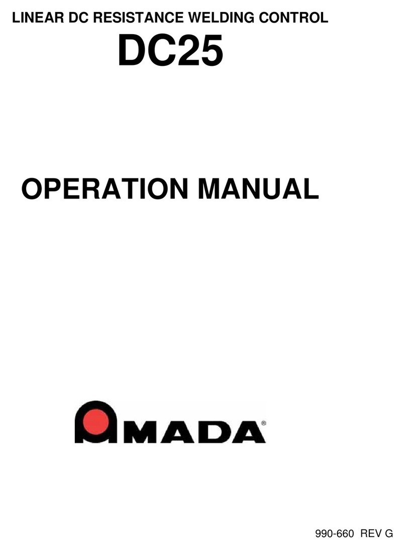 Amada DC25 User manual
