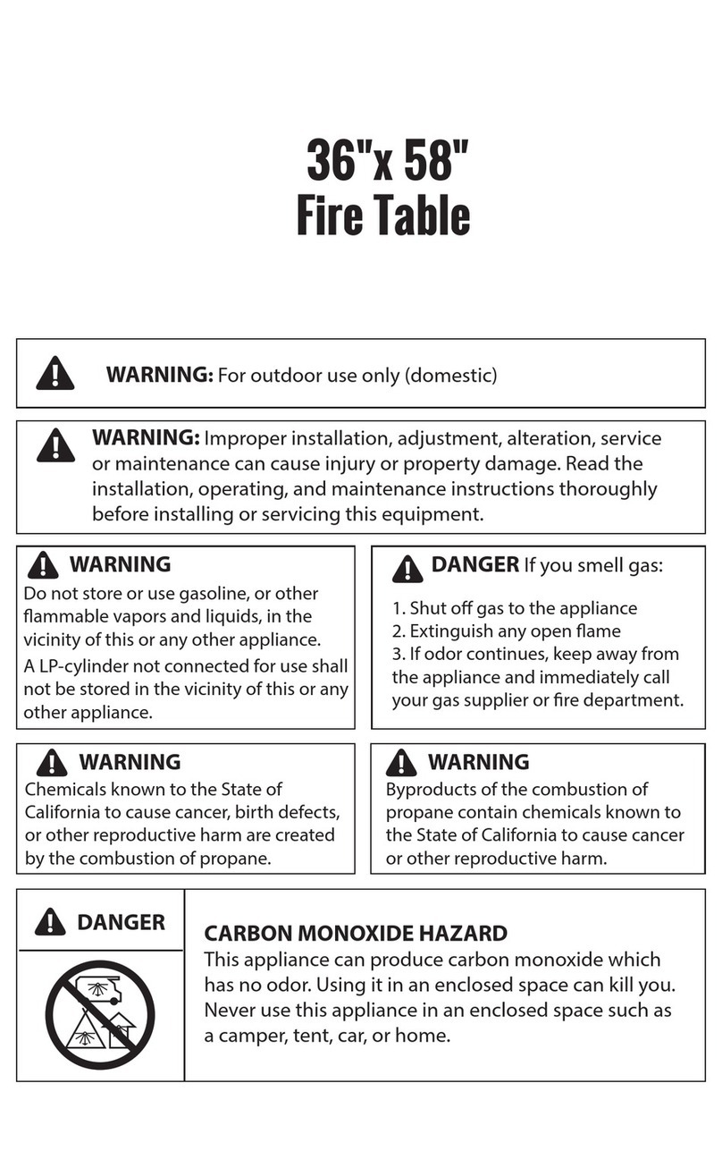 RST Milo Fire Table Assembly instructions