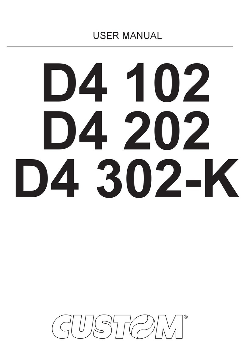 Custom Audio Electronics D4 102 User manual