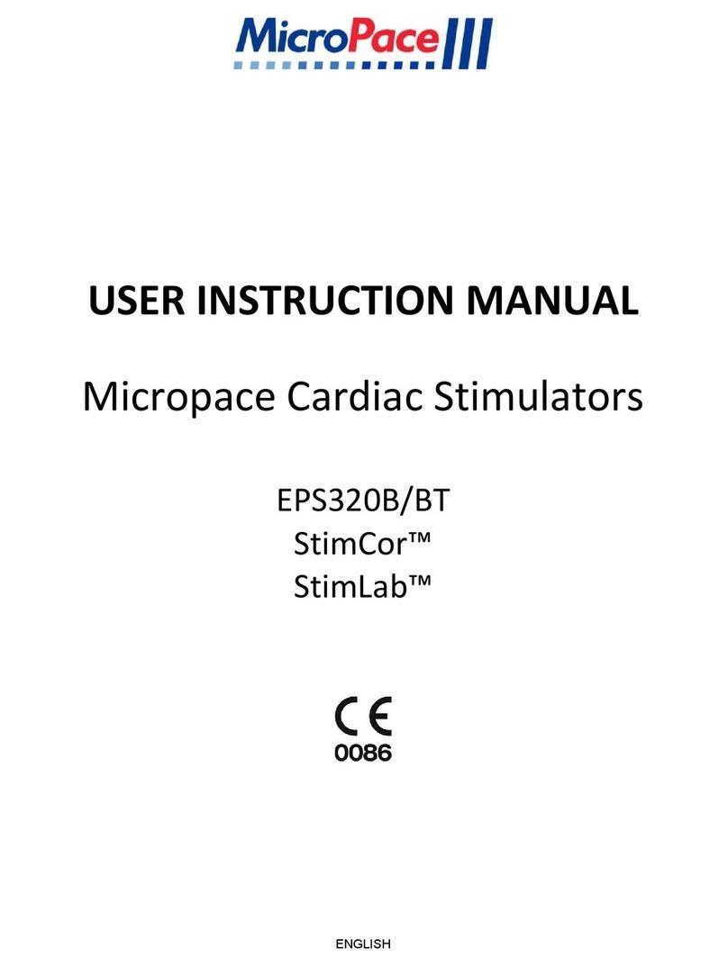 MicroPace StimLab Operator's manual