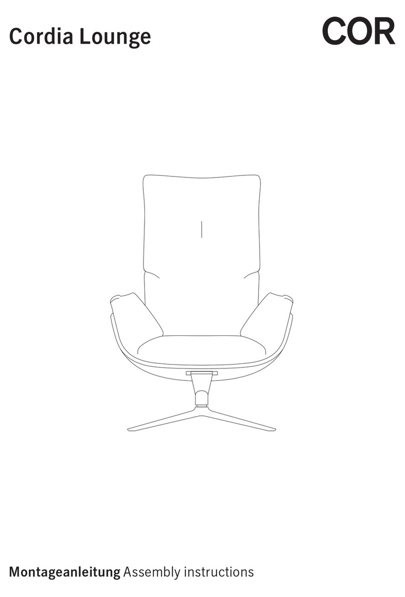 CORAB Cordia Lounge Assembly instructions CORAB Cordia Lounge Assembly instructions