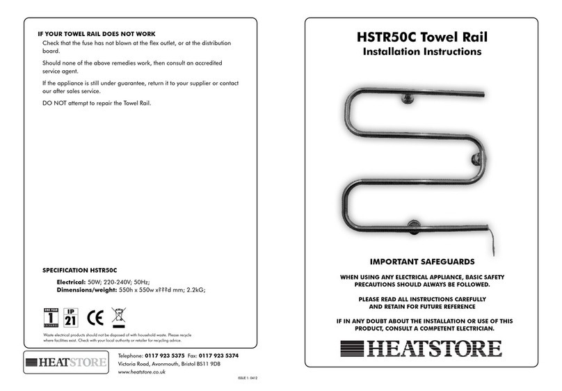 Heatstore HSTR50C installation instructions