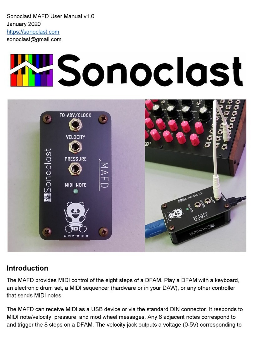 Sonoclast MAFD user manual
