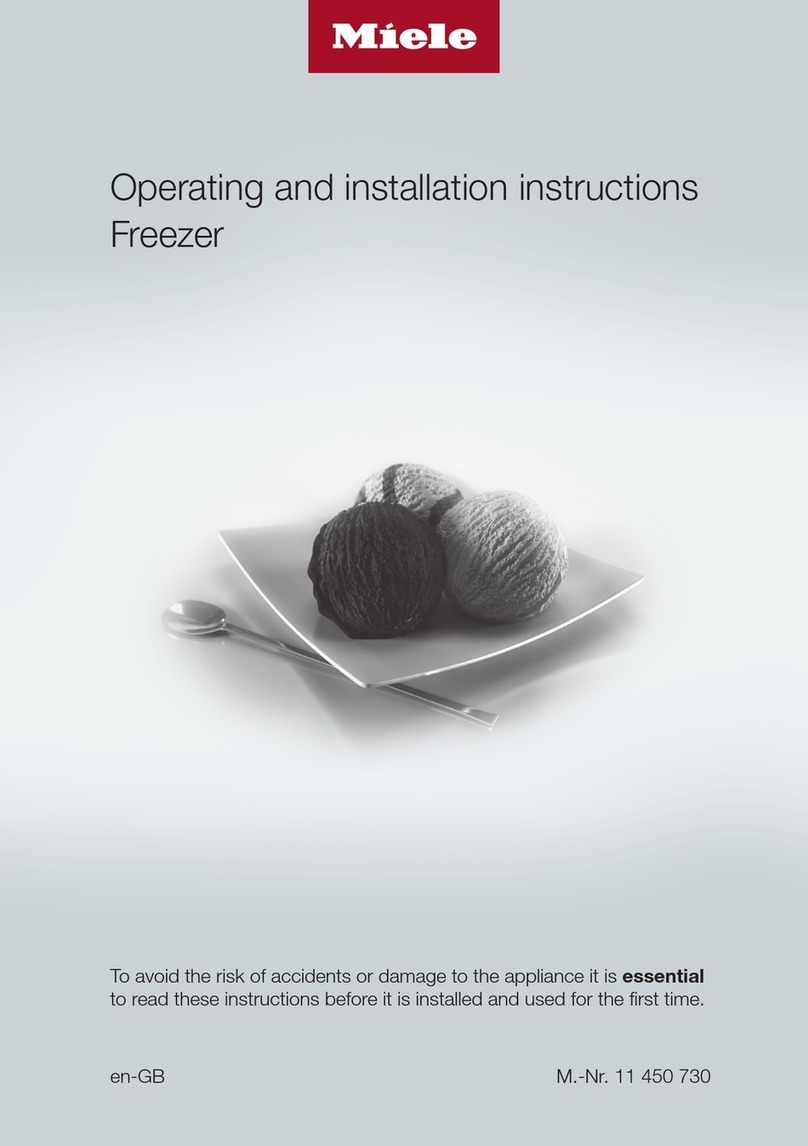 Miele F 32202 i Operating and installation instructions