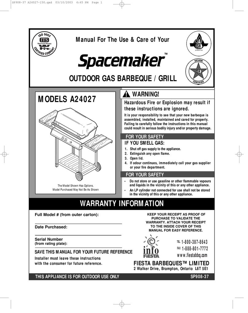 SPACEMAKER A24027 Manual For The Use & Care