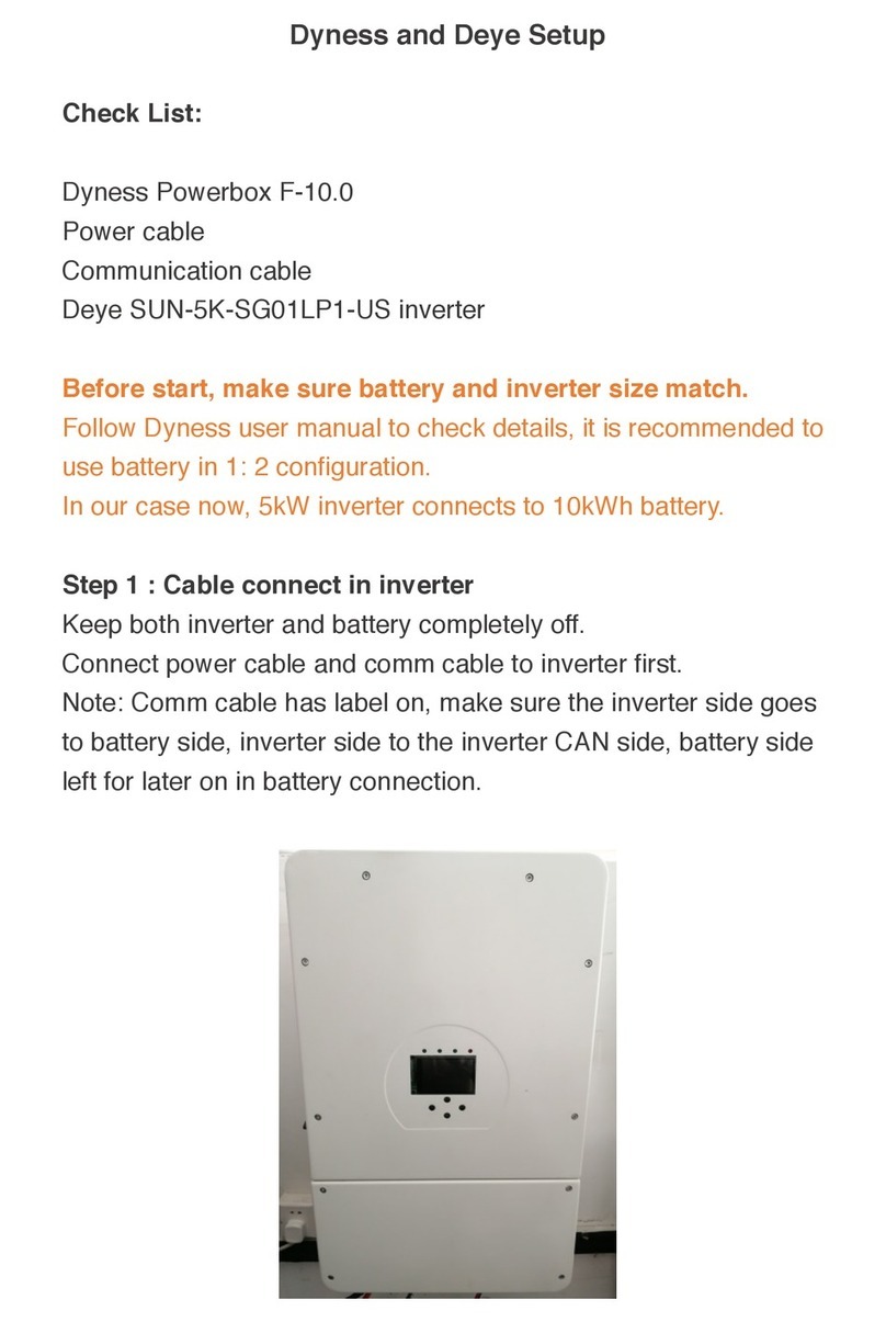 Dyness Powerbox F-10.0 Setup manual
