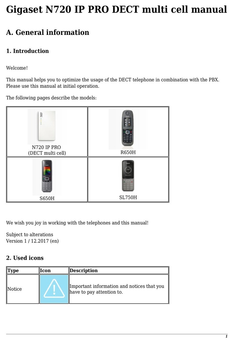 Gigaset N720 IP PRO User manual
