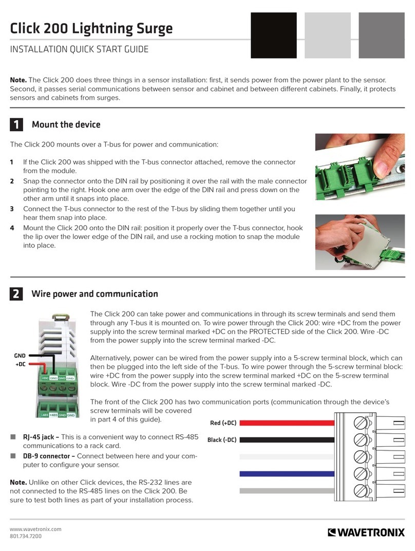 Wavetronix Click 200 Datasheet