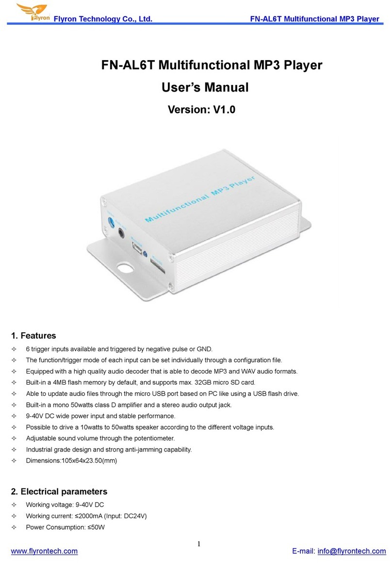 Flyron FN-AL6T user manual