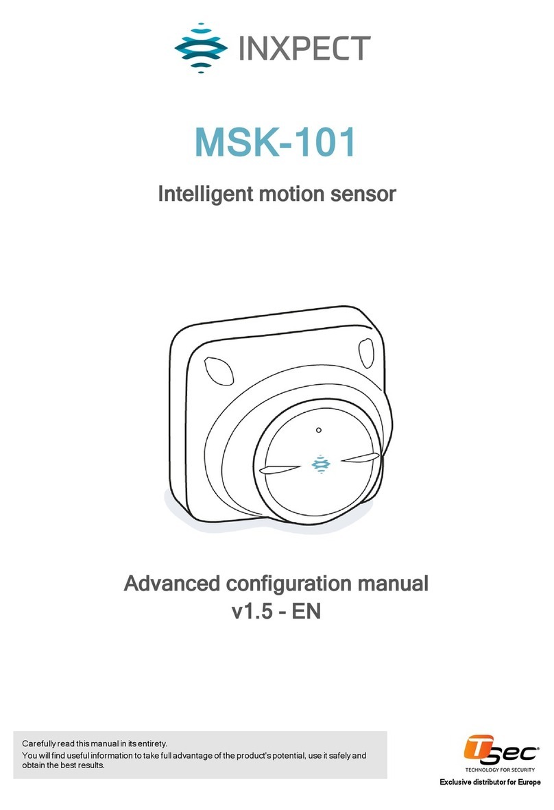 Inxpect MSK-101 Advanced configuration manual
