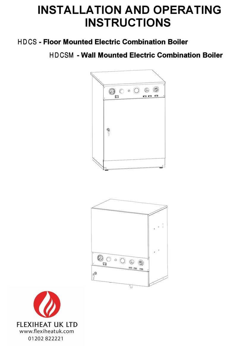 Flexiheat HDCS Series Installation and operating instructions