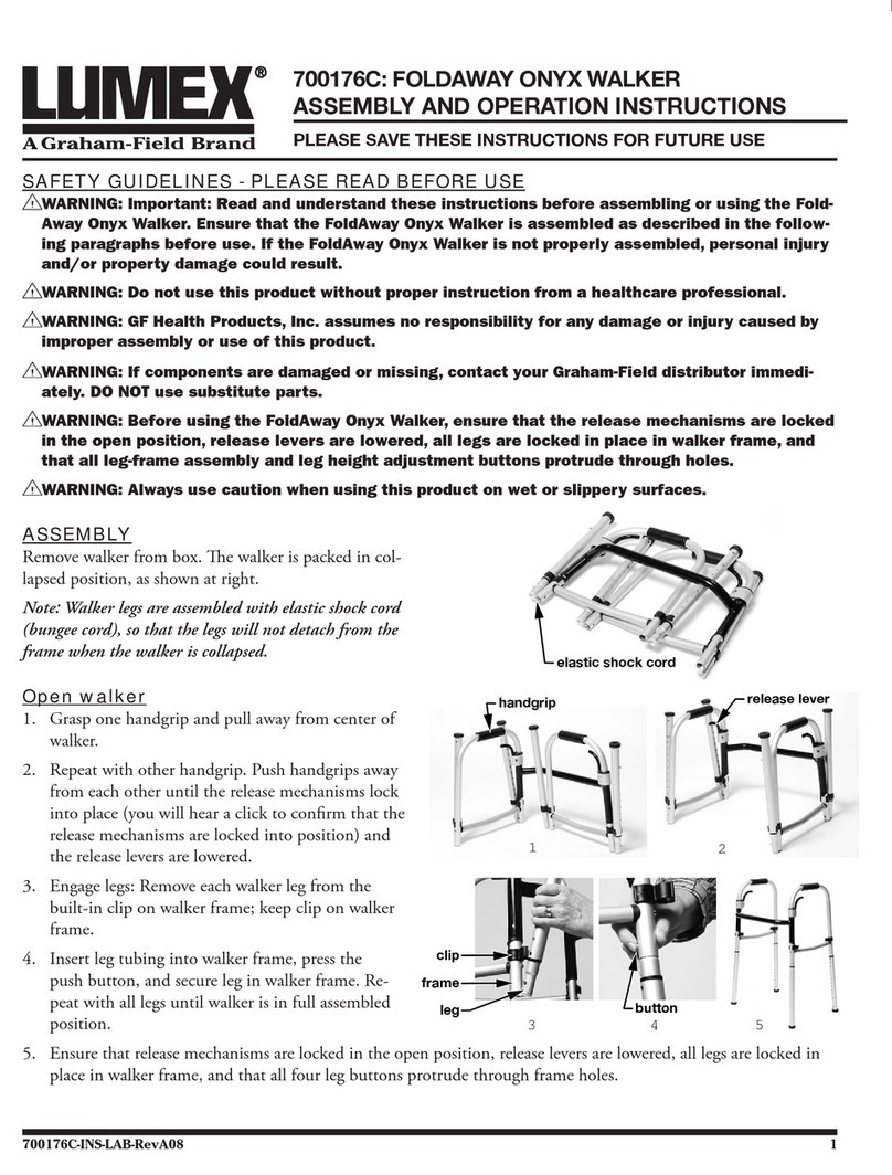 Graham Field Lumex 700176C Parts list manual Graham Field Lumex 700176C Parts list manual