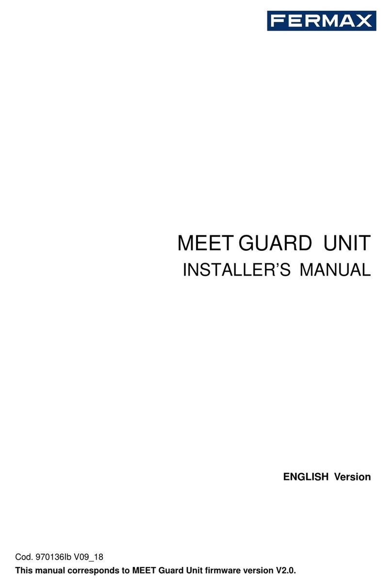Fermax MEET GUARD UNIT User guide