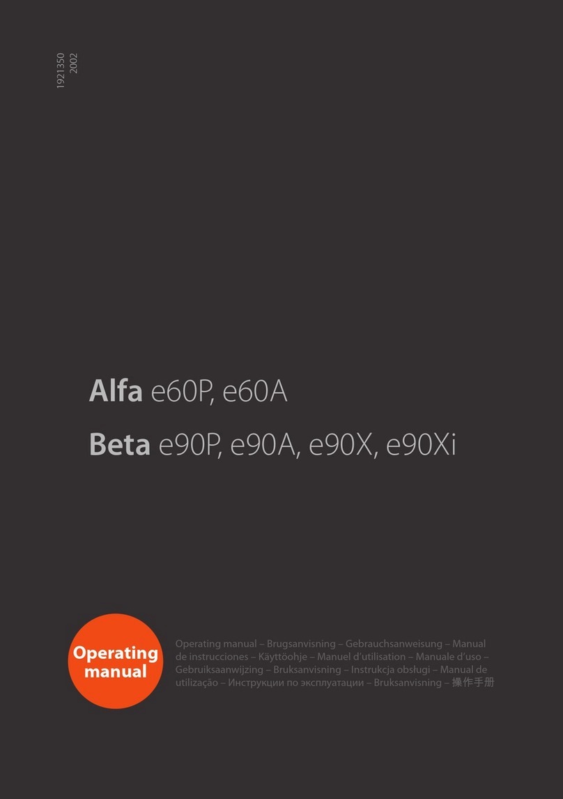 Kemppi Alfa e60P operating manual
