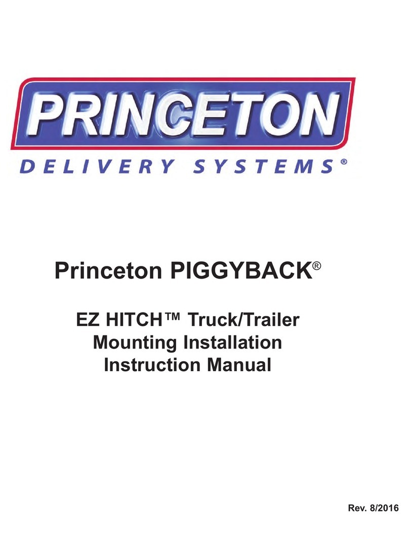 Princeton PIGGYBACK EZ HITCH User manual